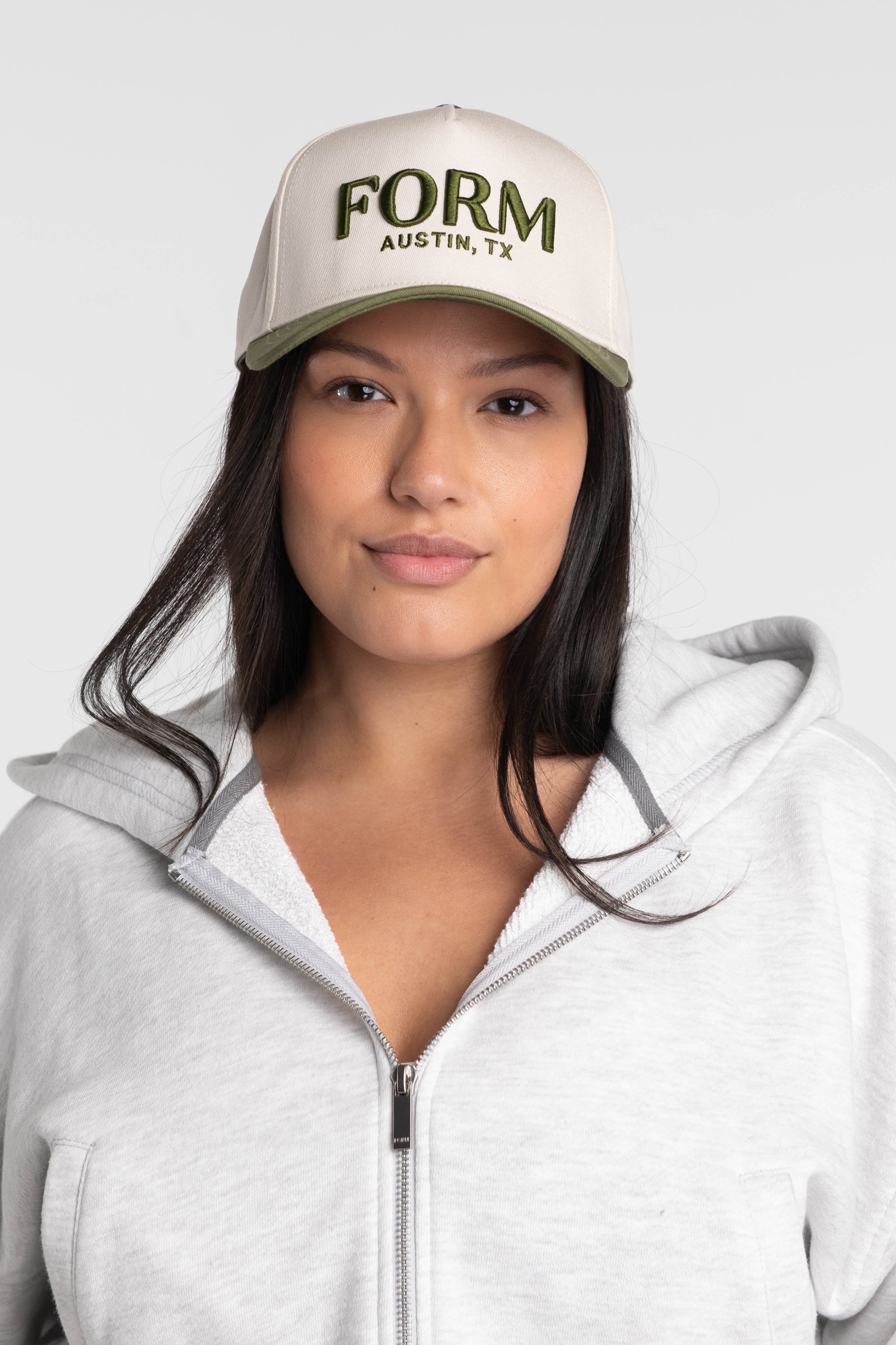 Green & Cream Austin FORM Baseball Cap