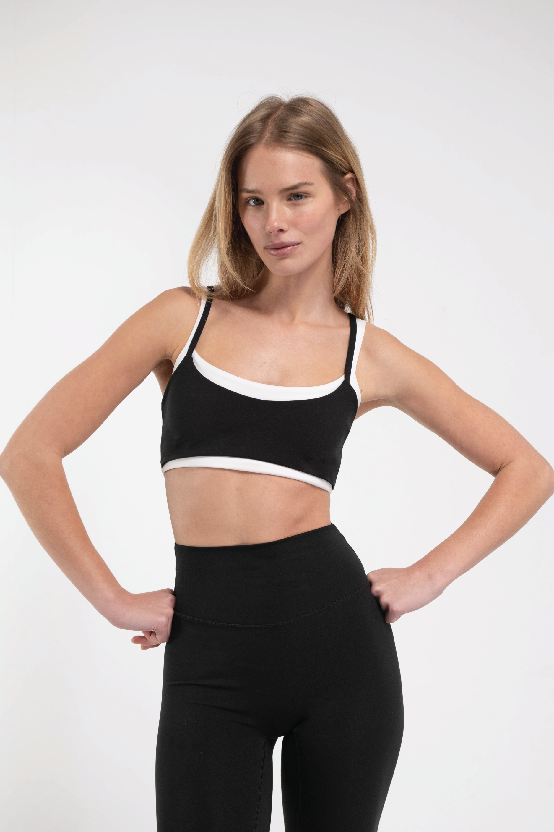 Black Layered Comfort Bra