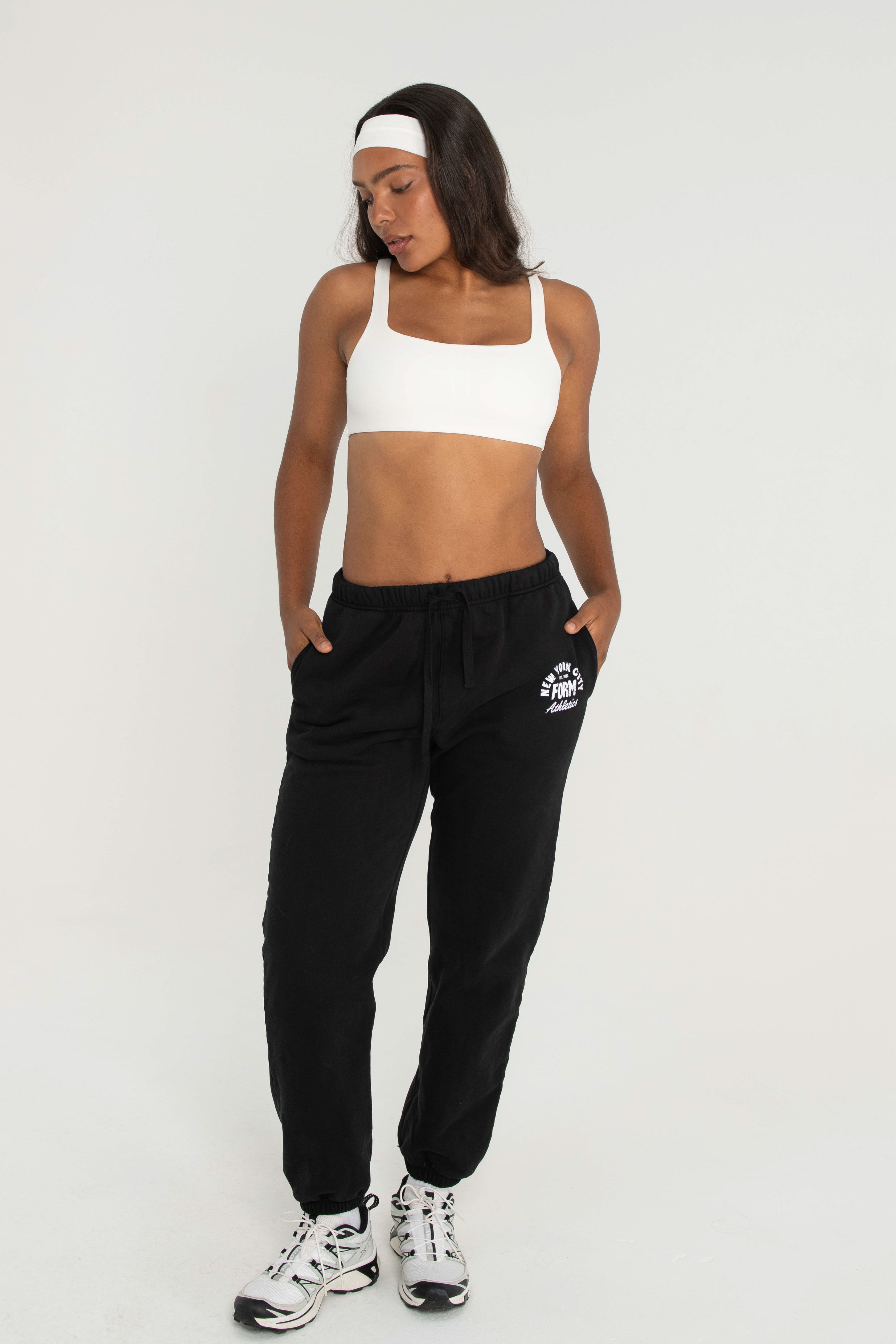 FORM Black Joggers for Active Wear