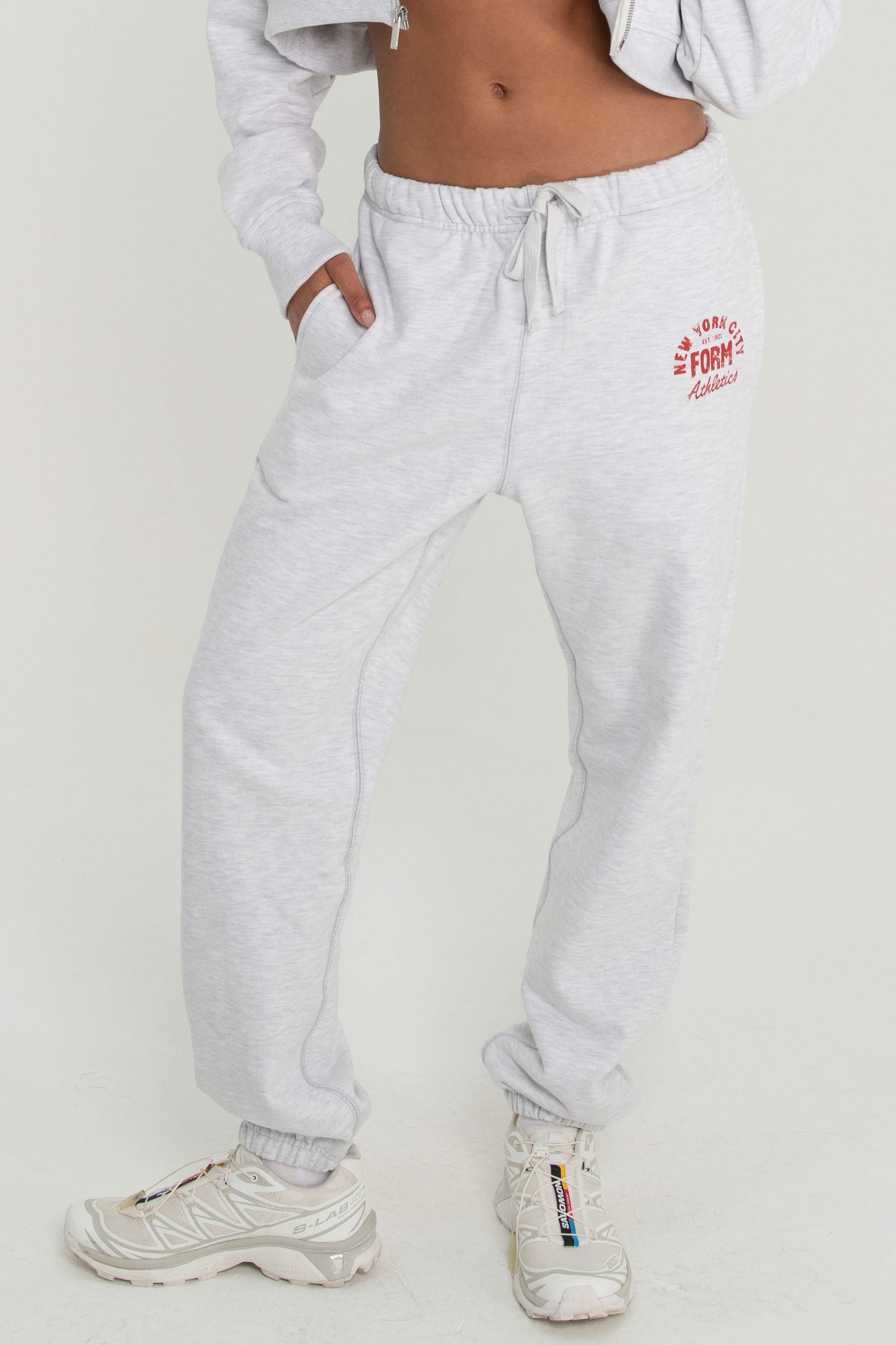 FORM Heather Grey Joggers for Men