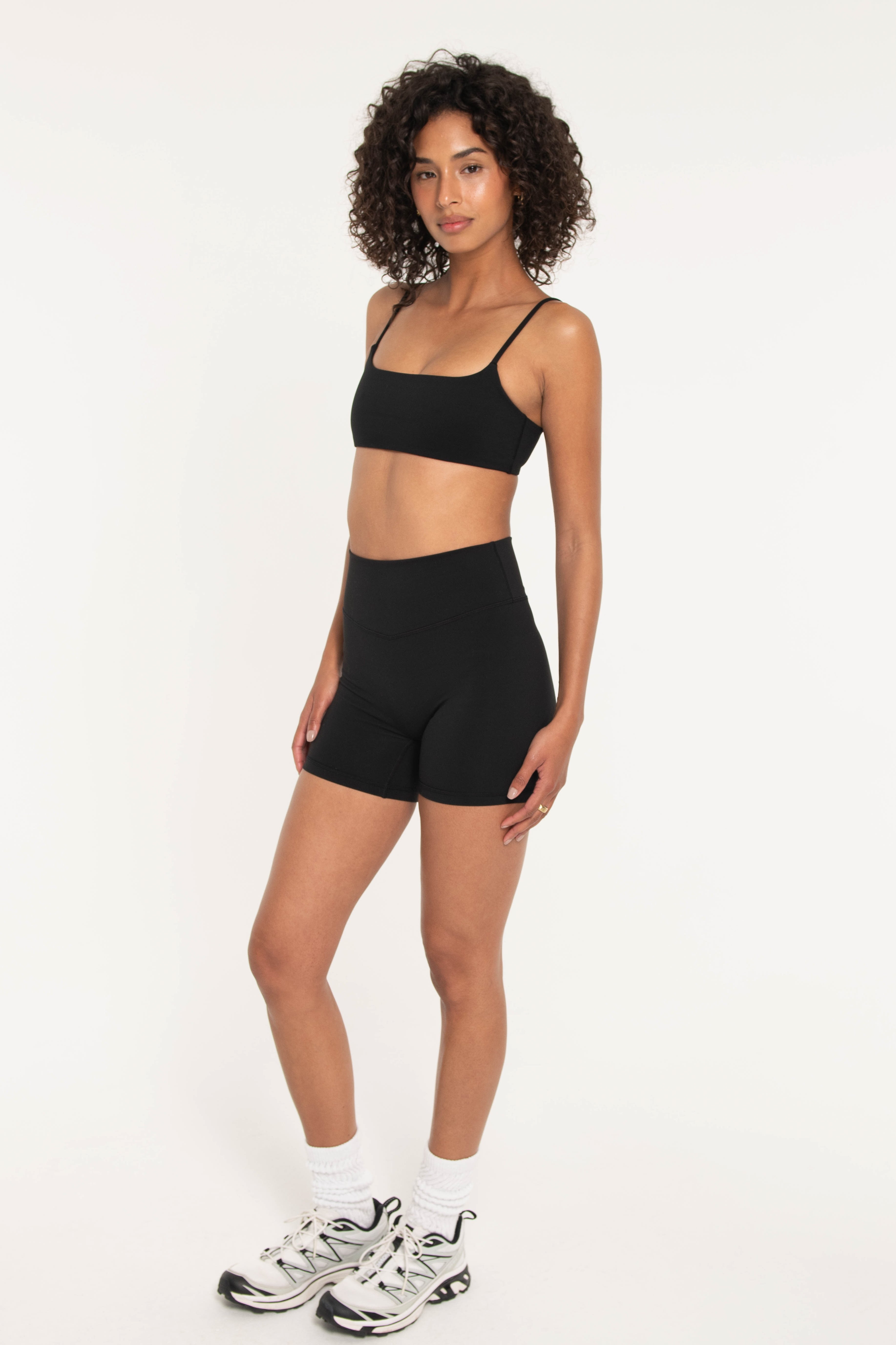 Black Slim Supporter for Everyday Comfort