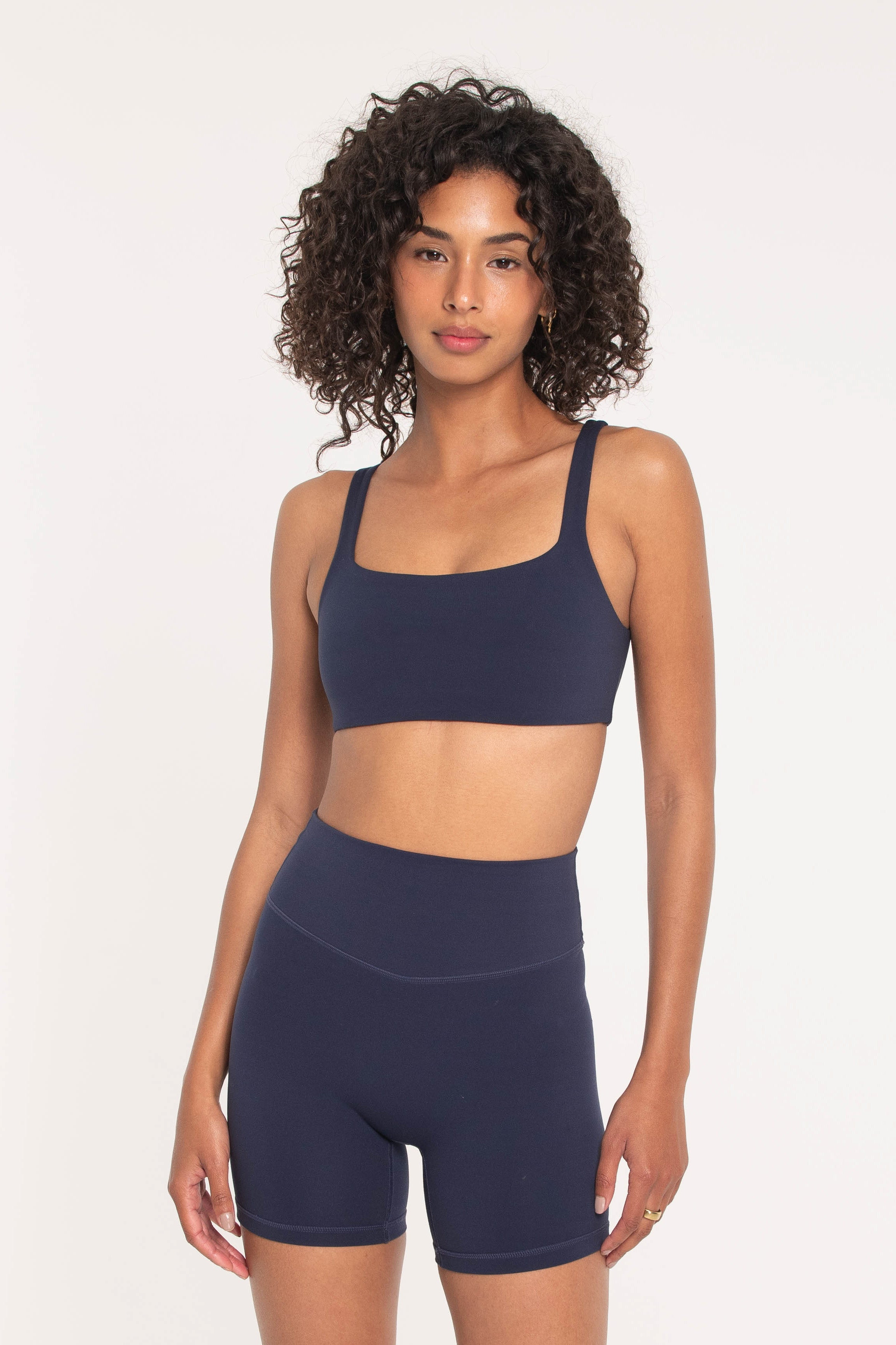 Navy Square Bra – Comfortable Everyday Wear