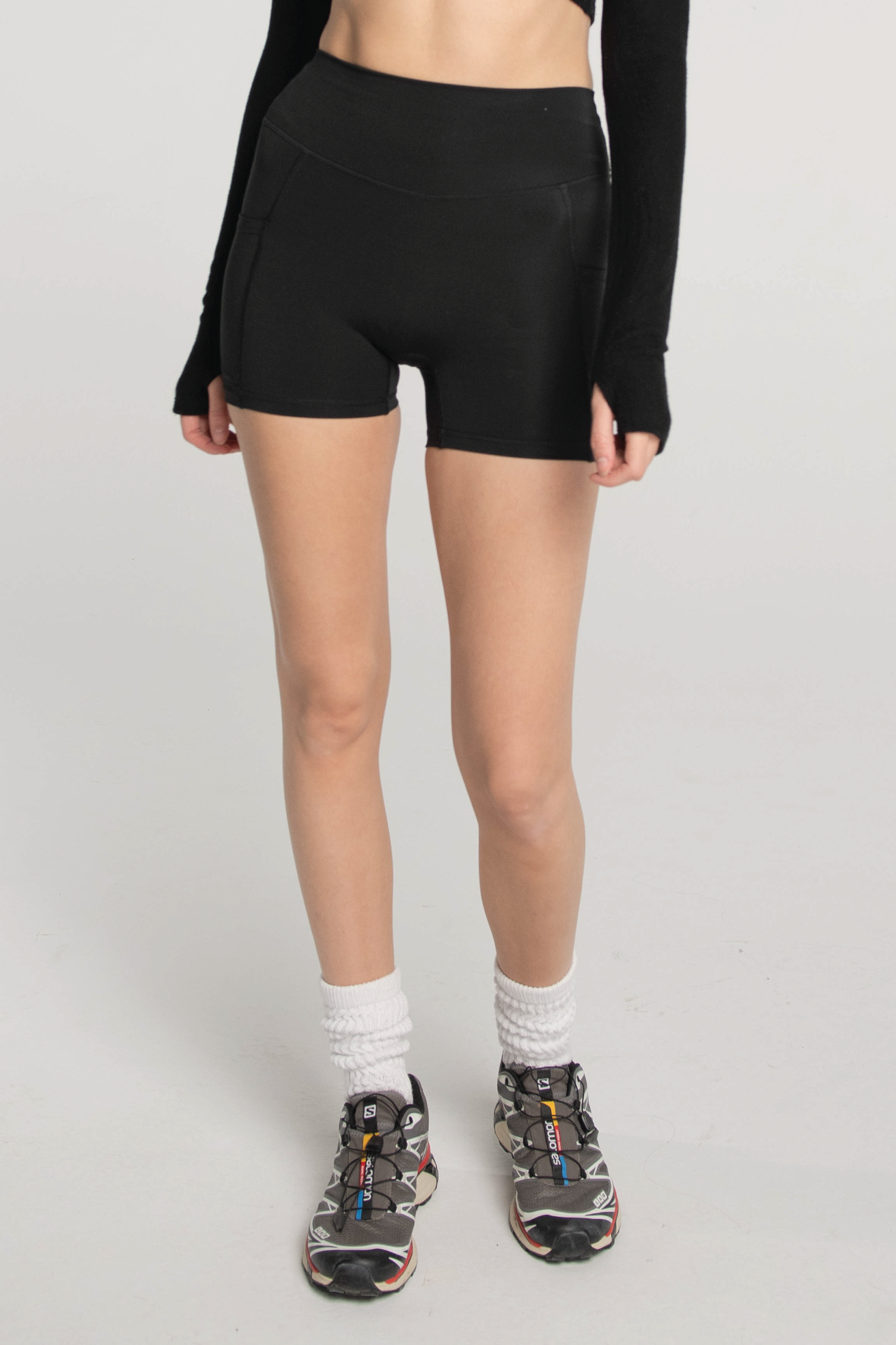 Black Pocket Shorts for Everyday Comfort
