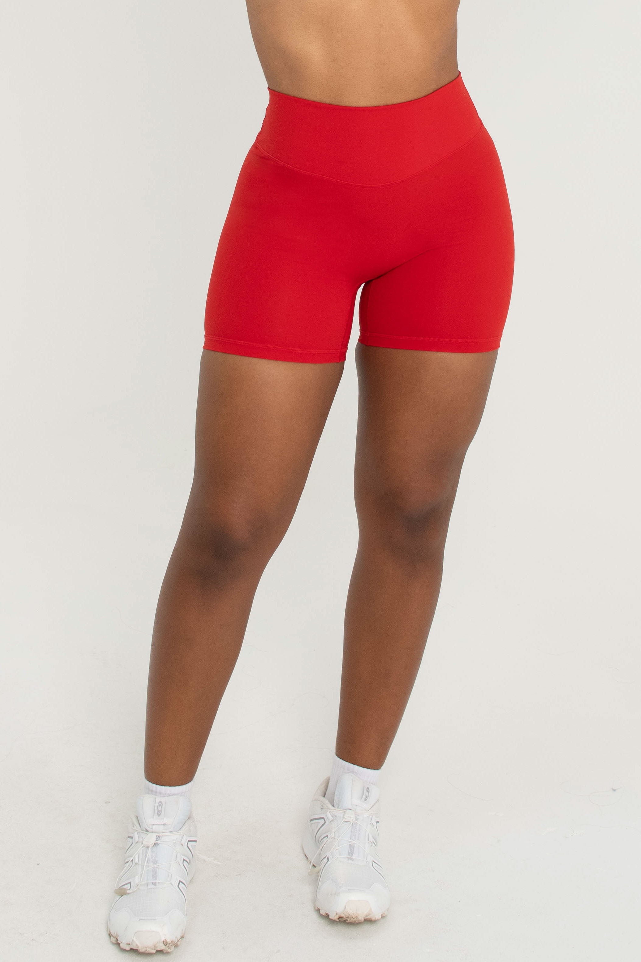 Cherry Red Core Active Shorts