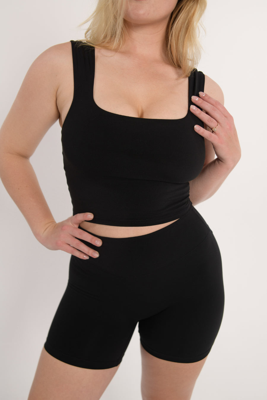 Black Box Crop Top - Stylish & Comfortable